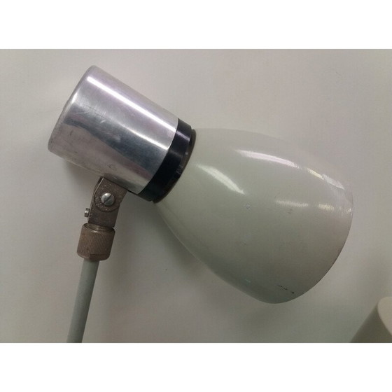 Image 1 of Verstellbare industrielle Tischlampe aus Metall, Tschechoslowakei 1960