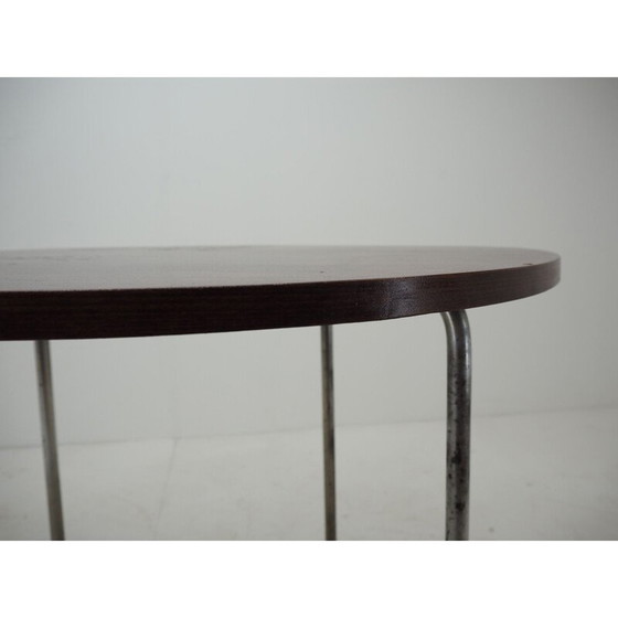 Image 1 of Vintage Bauhaus Chrom Tisch von Robert Slezak 1940er Jahre