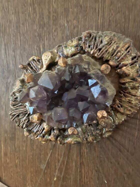 Image 1 of Piet Admiral Amethyst Wanddekoration