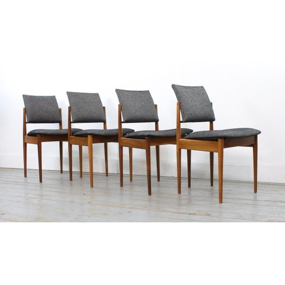 Image 1 of Satz von 4 Mid-Century-Esszimmerstühlen von Robert Heritage für Archie Shine, 1960er Jahre