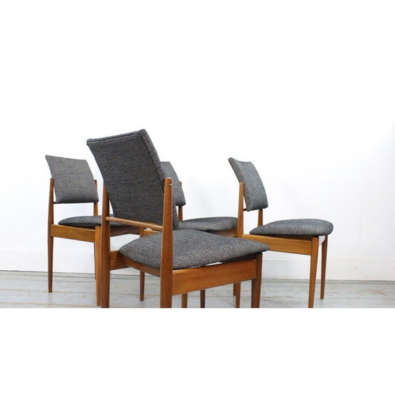 Image 1 of Satz von 4 Mid-Century-Esszimmerstühlen von Robert Heritage für Archie Shine, 1960er Jahre