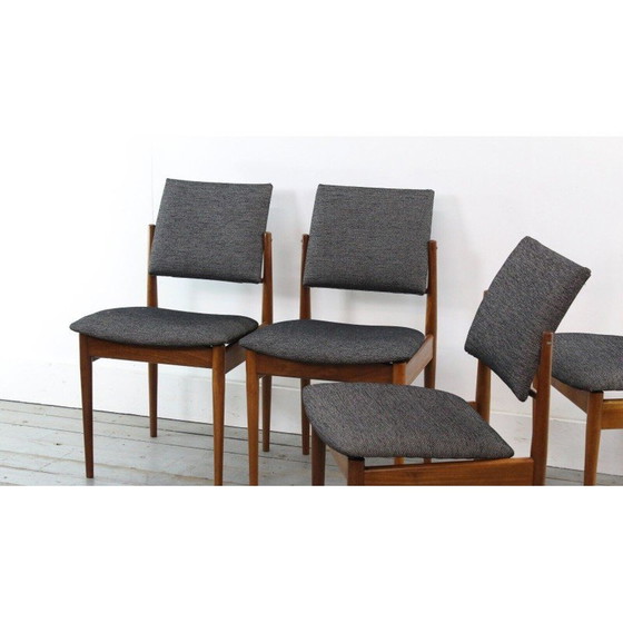 Image 1 of Satz von 4 Mid-Century-Esszimmerstühlen von Robert Heritage für Archie Shine, 1960er Jahre