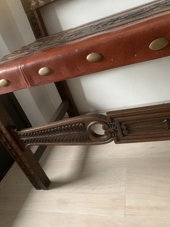 Image 1 of Antike Kirchenbank.