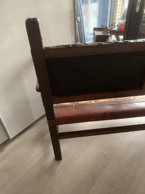 Image 1 of Antike Kirchenbank.