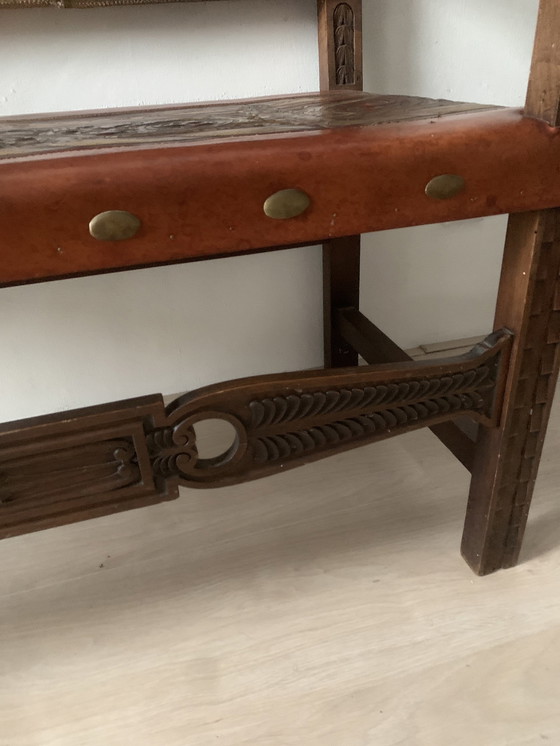 Image 1 of Antike Kirchenbank.