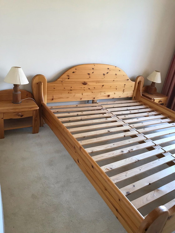 Image 1 of Doppelbett aus Kiefernholz