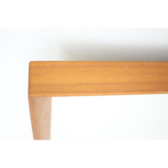 Image 1 of Vintage Teakholz Wandspiegel, Dänemark 1970er