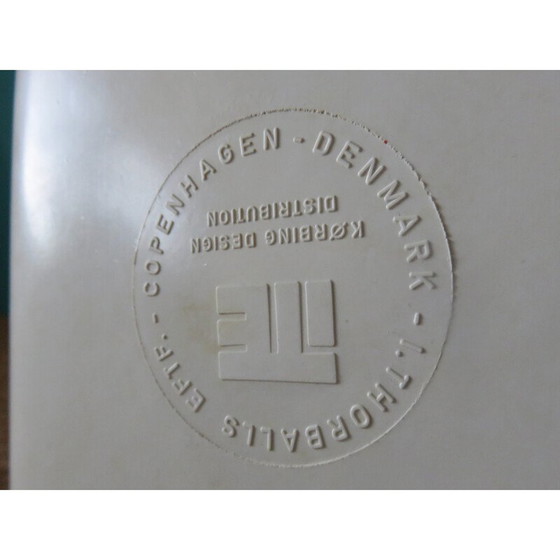 Image 1 of Satz von 6 Stühlen aus weißem Harz von Kay Korving, Dänemark 1975