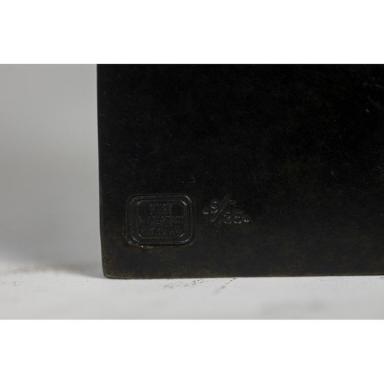 Image 1 of Vintage-Skulptur "Hippopotamus" aus Bronze und Gusseisen von François Pompon für Valsuani, 2006