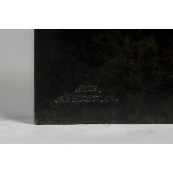 Image 1 of Vintage-Skulptur "Hippopotamus" aus Bronze und Gusseisen von François Pompon für Valsuani, 2006