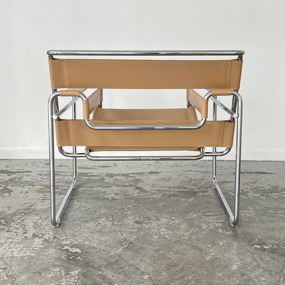 Image 1 of Alter Wassily-Sessel aus Chromstahl von Marcel Breuer für Gavina, Italien 1960