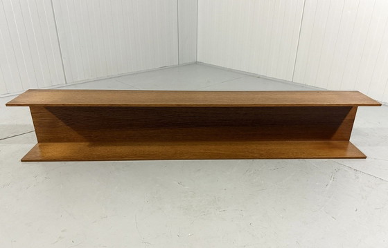 Image 1 of Wilhelm Renz Teak Wandregal von Walter Wirz 1960'S