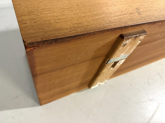 Image 1 of Wilhelm Renz Teak Wandregal von Walter Wirz 1960'S