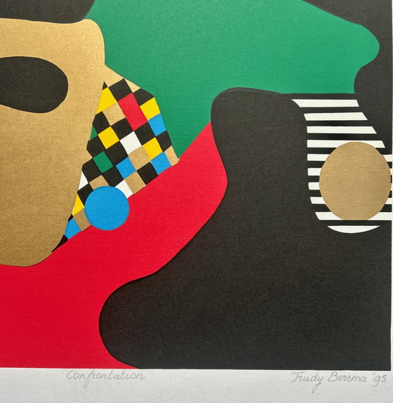 Image 1 of Siebdruck Trudy Bersma - Konfrontation