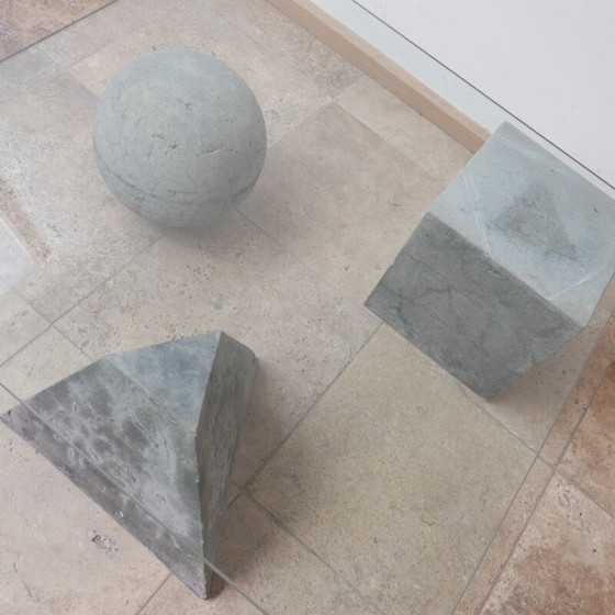 Image 1 of Vintage Couchtisch aus Beton, Italien 1980