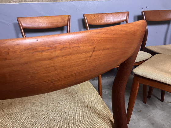 Image 1 of Dänisches Design 6 Stühle Viborg