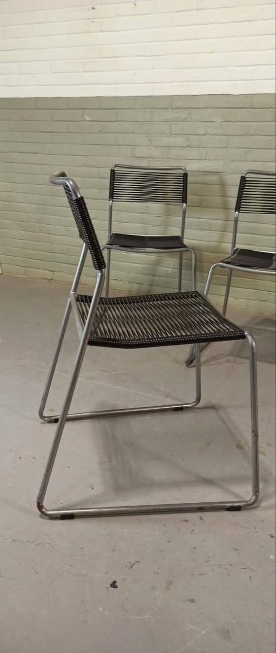 Image 1 of 6 X Lisa Norinder Melker Spaghetti-Stühle