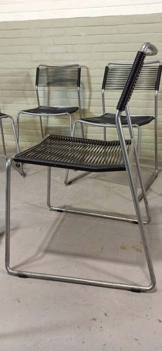 Image 1 of 6 X Lisa Norinder Melker Spaghetti-Stühle