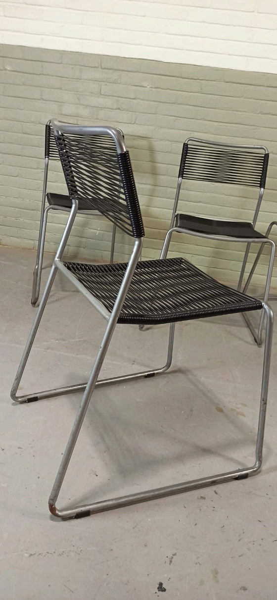 Image 1 of 6 X Lisa Norinder Melker Spaghetti-Stühle