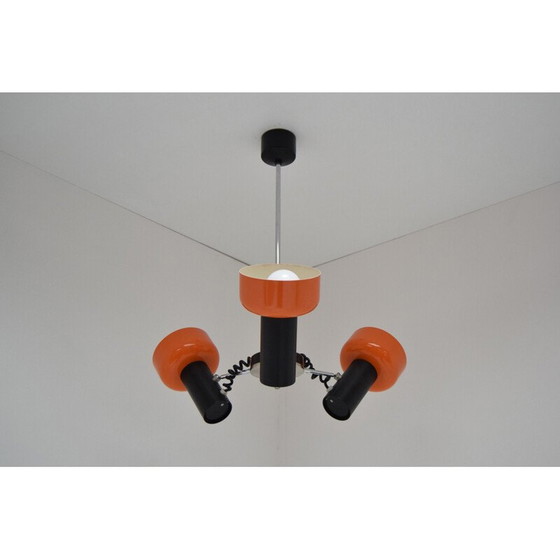 Image 1 of Mid-Century Verstellbarer Kronleuchter von Napako, 1970er Jahre