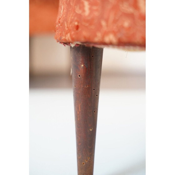 Image 1 of Paar Vintage-Sessel aus Stoff von Gio Ponti, Italien 1950