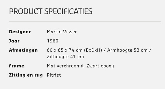 Image 1 of 2x Spectrum SZ01 sessel von Martin Visser