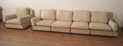 Modulares Sofa von Riccardo Arbizzoni für Zanotta 1978. Redifiori Modell Satz von 5