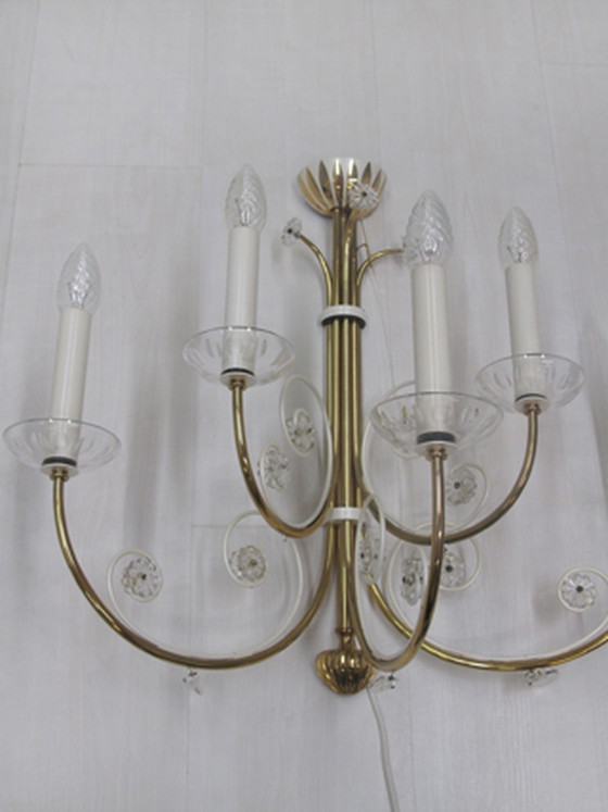 Image 1 of Vintage Kronleuchter Wandlampe