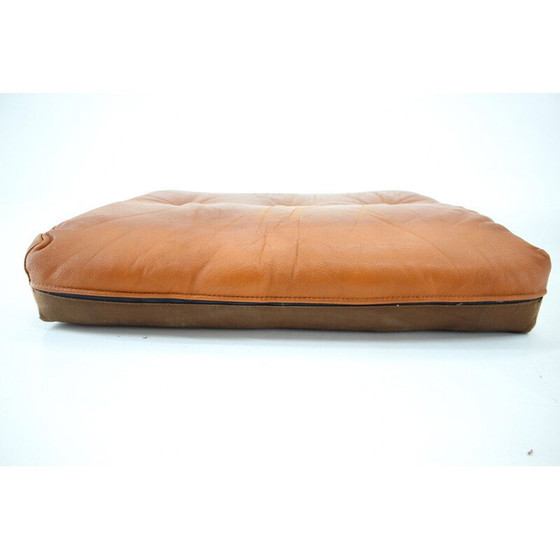 Image 1 of Vintage Leder-Drehsessel von Nili Stoppmobler, Dänemark 1970er