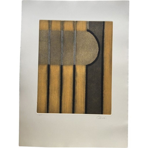 Klassische Lithographie von Perry Oliver für Poligrafa, Spanien 1999