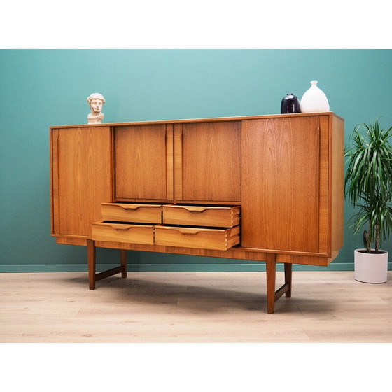 Image 1 of Hochwertiges Sideboard aus Teakholzfurnier, Dänemark 1960