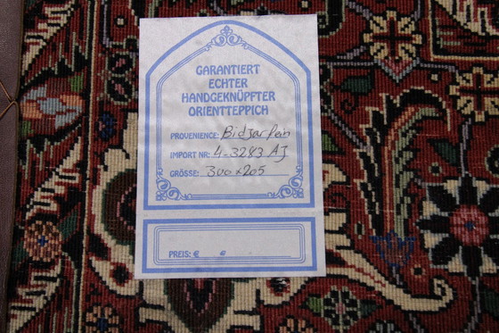 Image 1 of Original Handgeknüpfter Perserteppich Bidjar Takab Sehr Fein Geknüpft 300 X 205 Cm Top Zustand