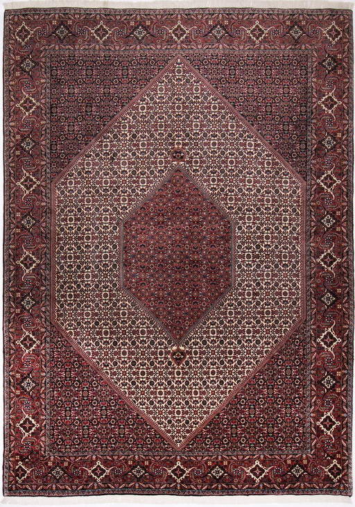 Original Handgeknüpfter Perserteppich Bidjar Takab Sehr Fein Geknüpft 300 X 205 Cm Top Zustand