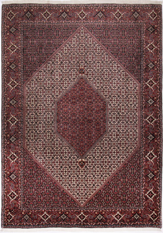 Image 1 of Original Handgeknüpfter Perserteppich Bidjar Takab Sehr Fein Geknüpft 300 X 205 Cm Top Zustand