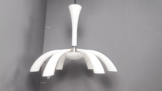 Image 1 of Mid Century Muranoglas-Kronleuchter, 1970er Jahre
