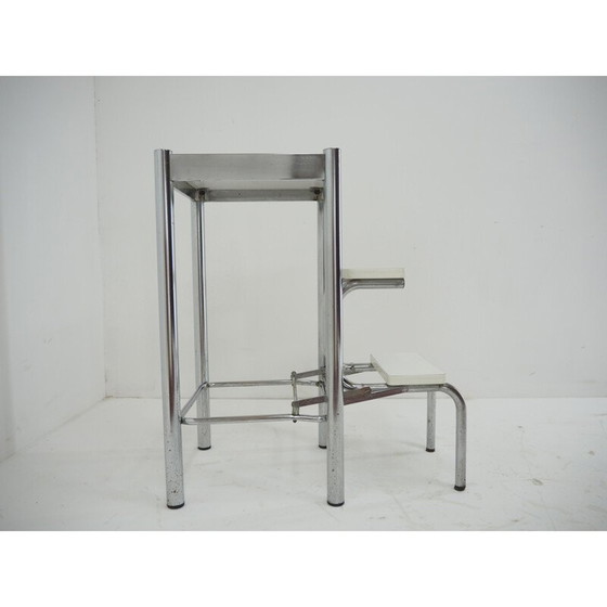 Image 1 of Mid Century Chrom Cabrio Treppe, Italien 1960er Jahre