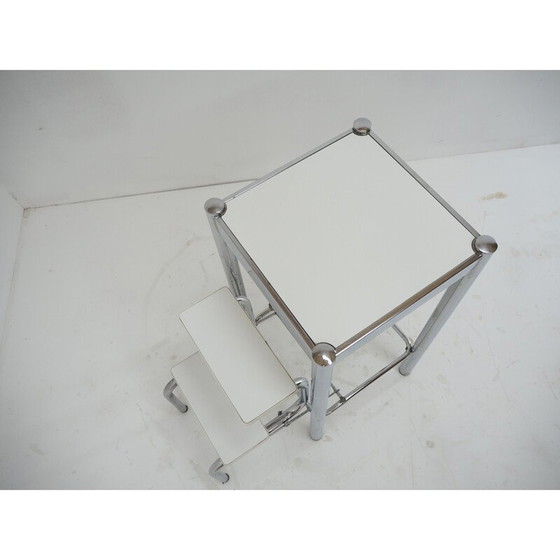 Image 1 of Mid Century Chrom Cabrio Treppe, Italien 1960er Jahre