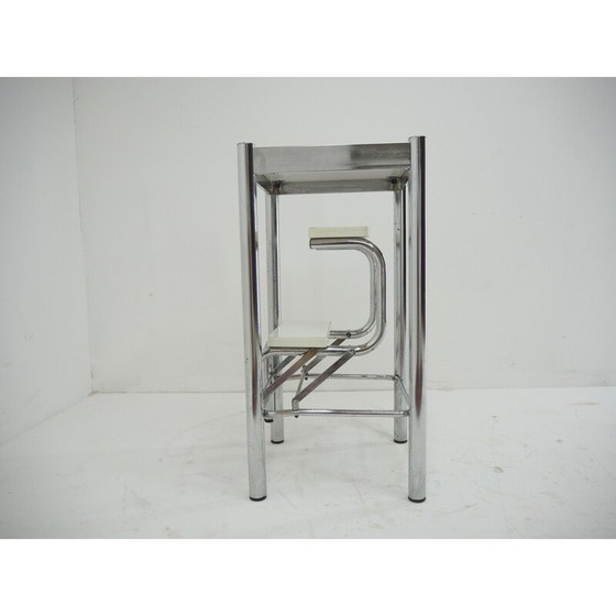 Image 1 of Mid Century Chrom Cabrio Treppe, Italien 1960er Jahre