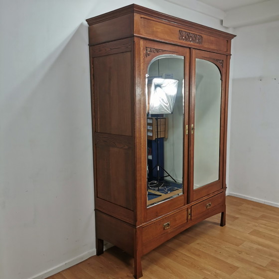 Image 1 of Antiker Kleiderschrank, Garderobenschrank, Spiegelschrank. Abnehmbar