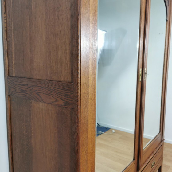 Image 1 of Antiker Kleiderschrank, Garderobenschrank, Spiegelschrank. Abnehmbar