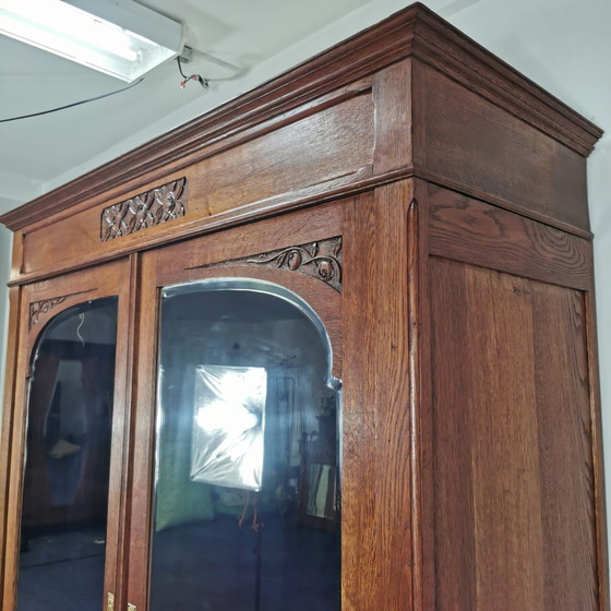 Image 1 of Antiker Kleiderschrank, Garderobenschrank, Spiegelschrank. Abnehmbar