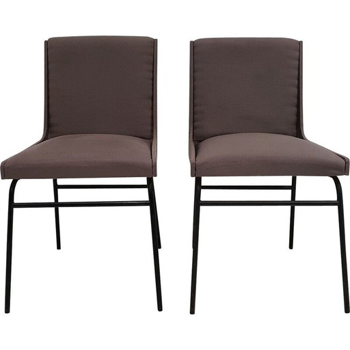 Paar Vintage-Stühle aus Metall 1950