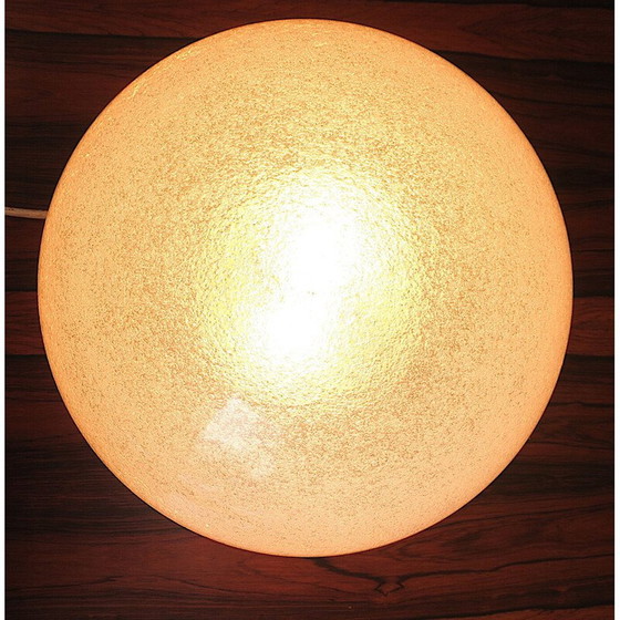 Image 1 of Italienische Vintage-Mazzega-Deckenleuchte aus Milchglas, 1960er Jahre