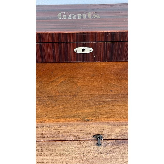 Image 1 of Paar alte Handschuh- und Schwalbenschwanzkisten aus Holz