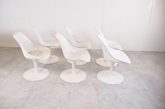 Image 1 of Essgruppe aus Fiberglas im Space Age für den Außenbereich