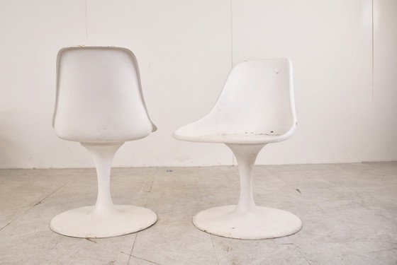 Image 1 of Essgruppe aus Fiberglas im Space Age für den Außenbereich