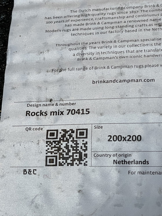 Image 1 of Brink & Campman Rocks Mischteppich