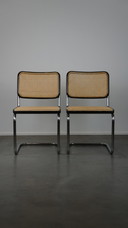 6 x alte Marcel Breuer Stühle von Thonet Modell S32