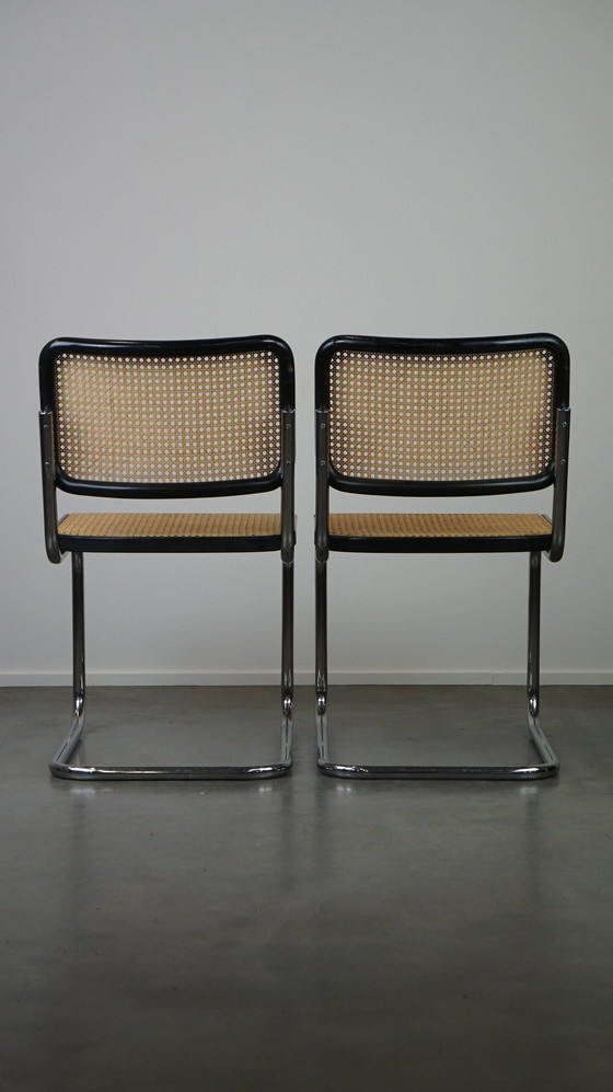 Image 1 of 6 x alte Marcel Breuer Stühle von Thonet Modell S32