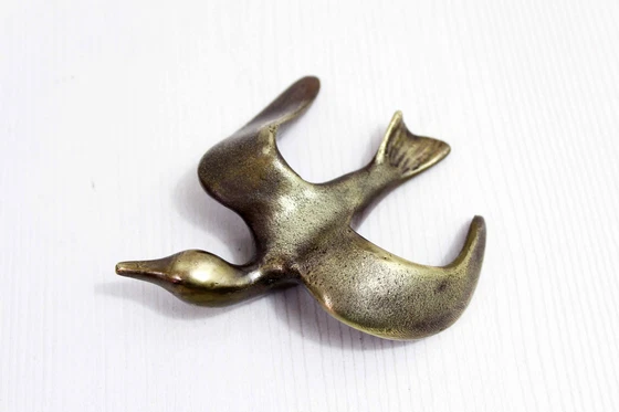 Image 1 of Modernistischer Vogel In Bronze 1960